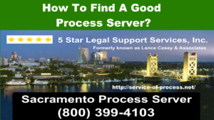 How To Find a good process server