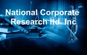 National Corporate Research ltd. Inc